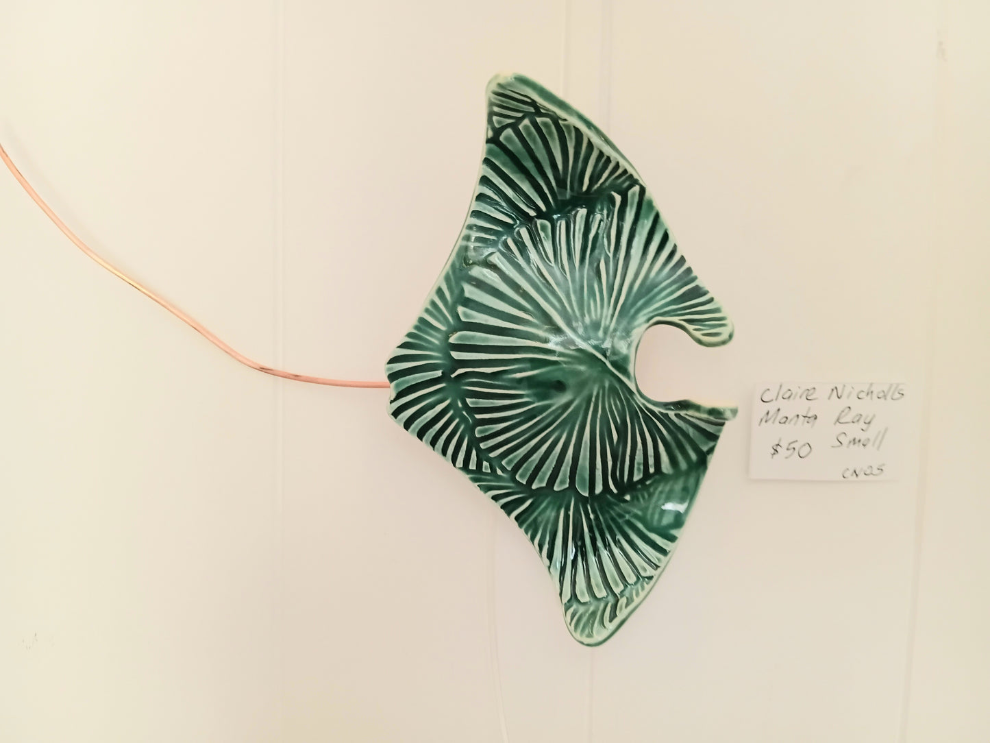 Ceramic Manta Ray - Small