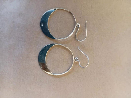 Silver Loop Earring-Small