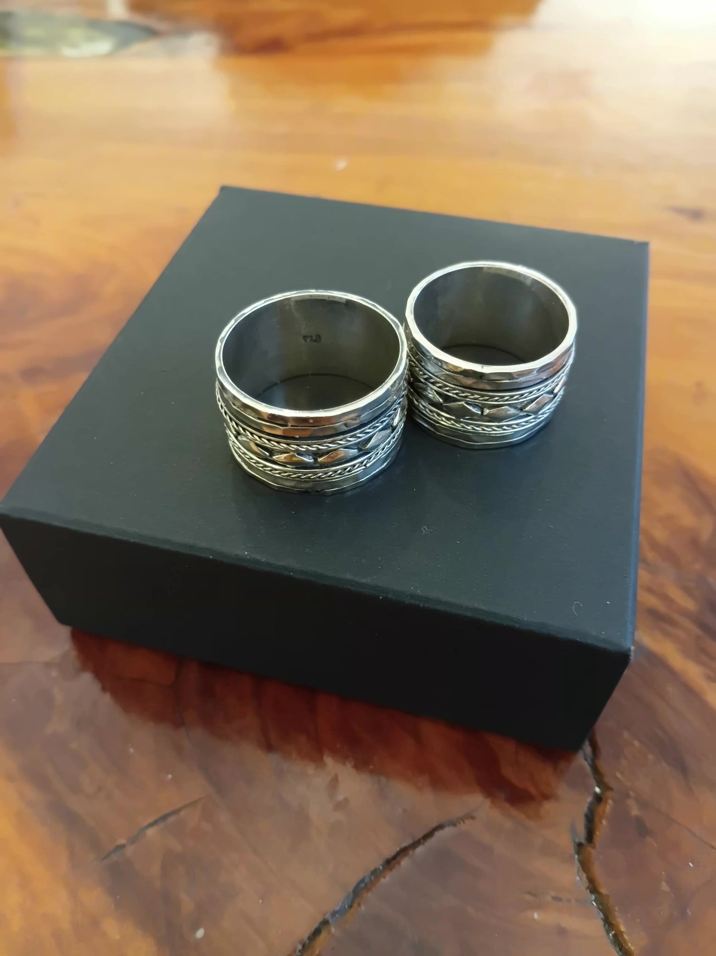 Mens silver patten 2
