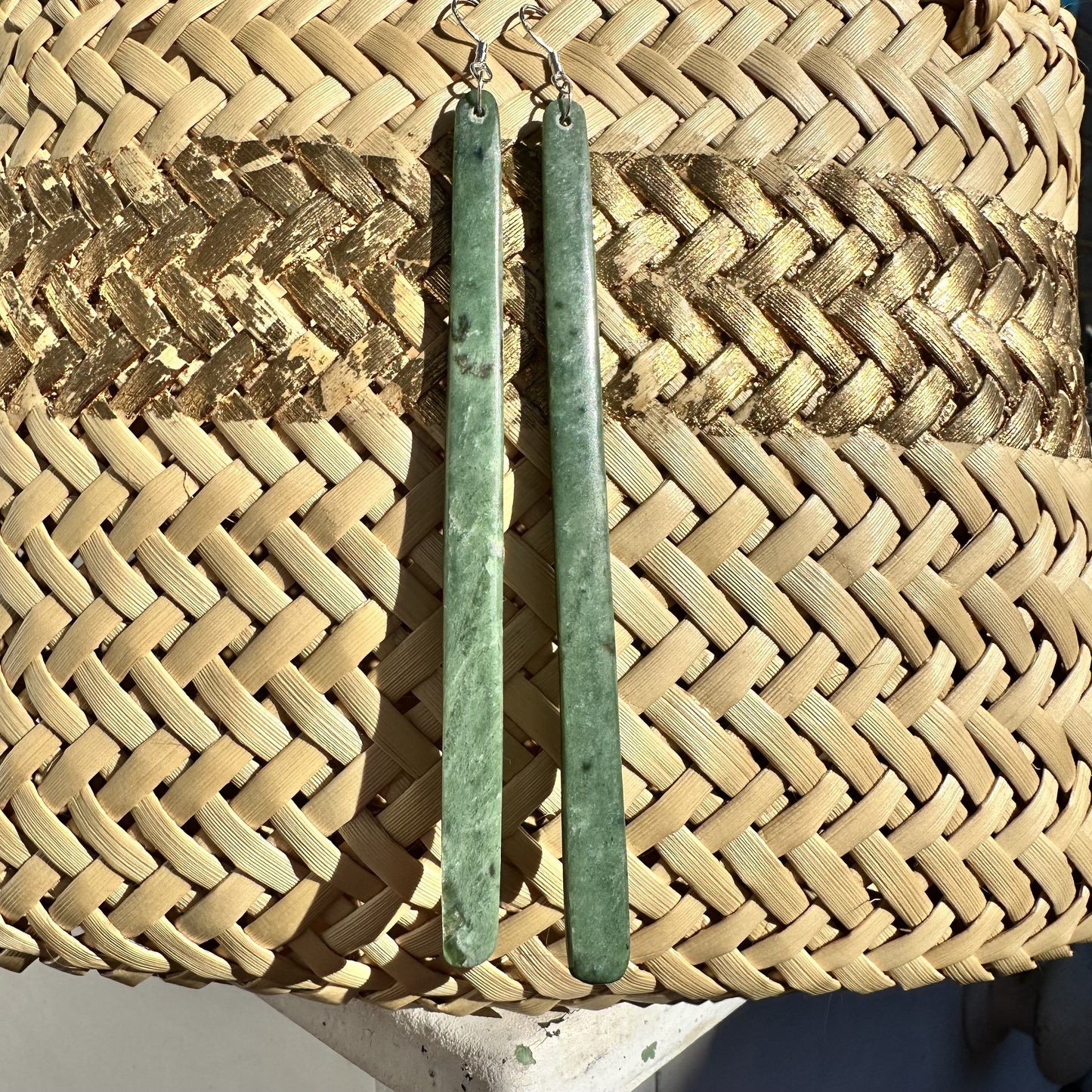 Pounamu Roimata (Drop) Earrings
