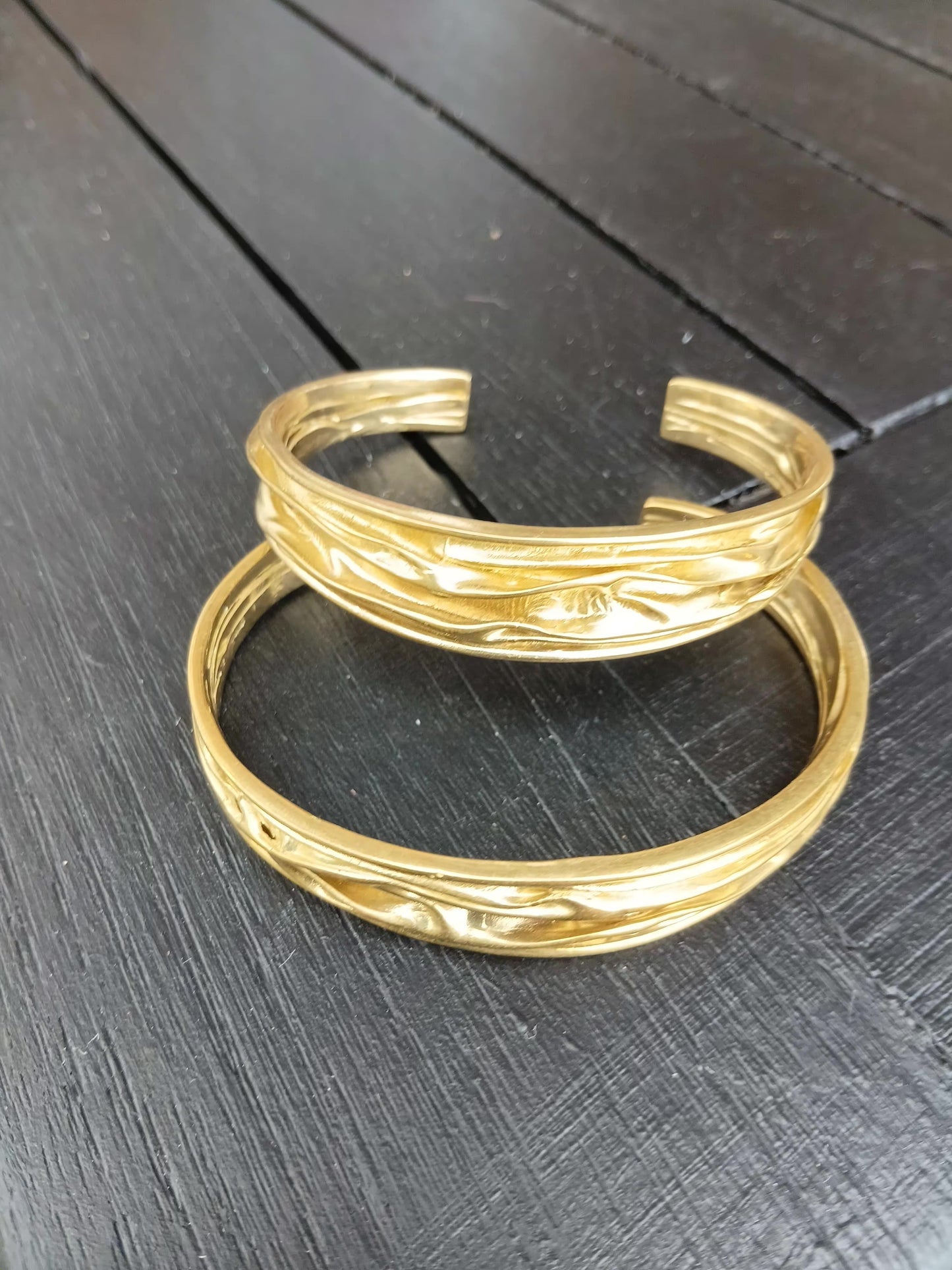 Brass Cup Bangle