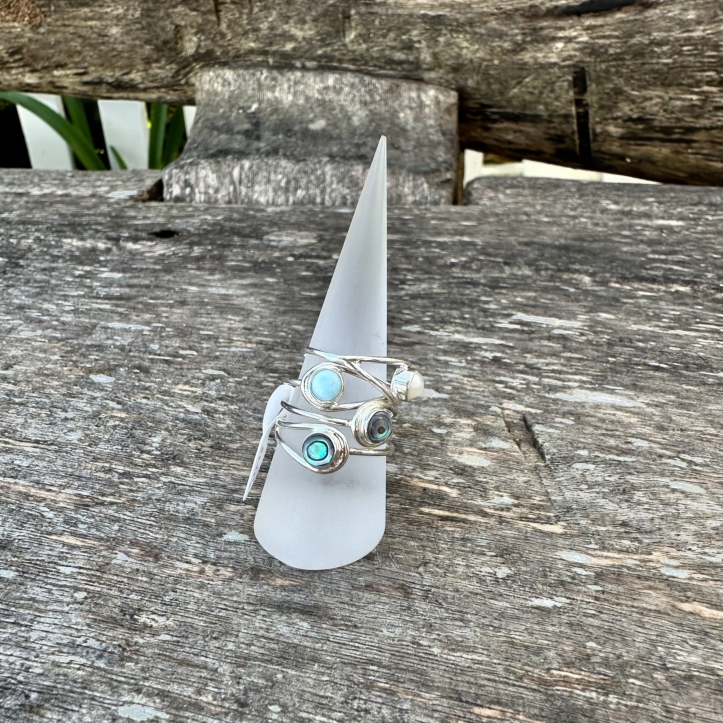 Paua/Stone Rings