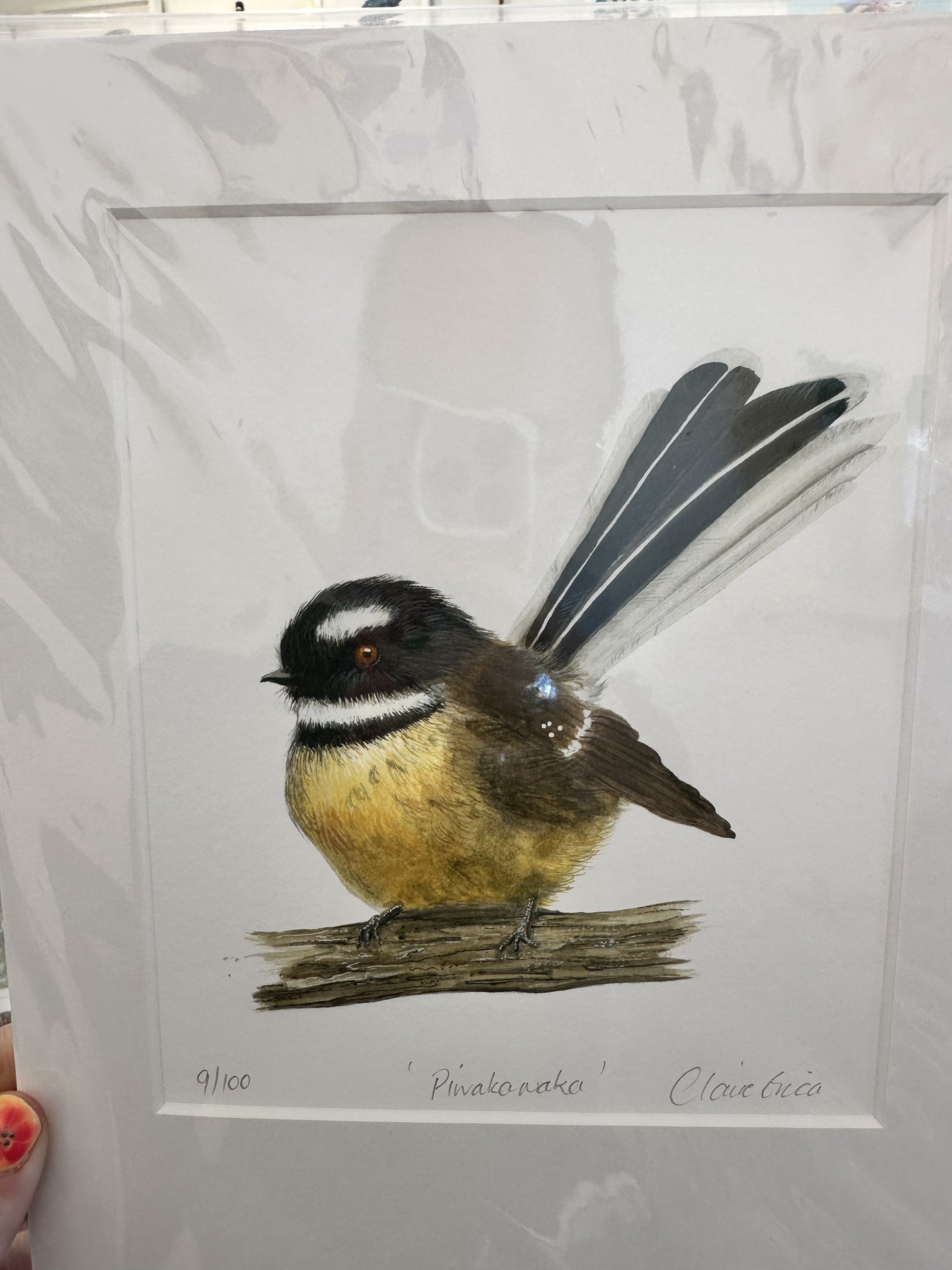 Piwakawaka Print - 9/100