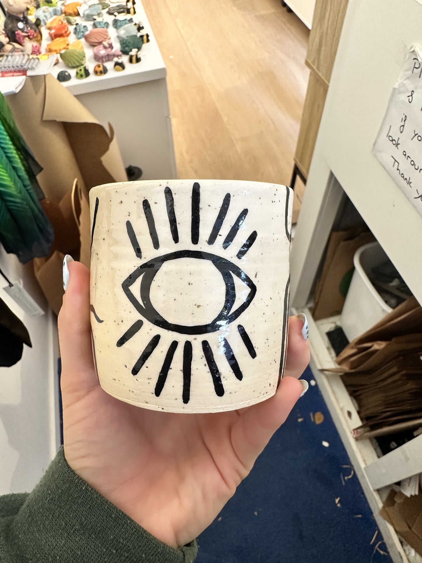 Large Evil Eye Cup