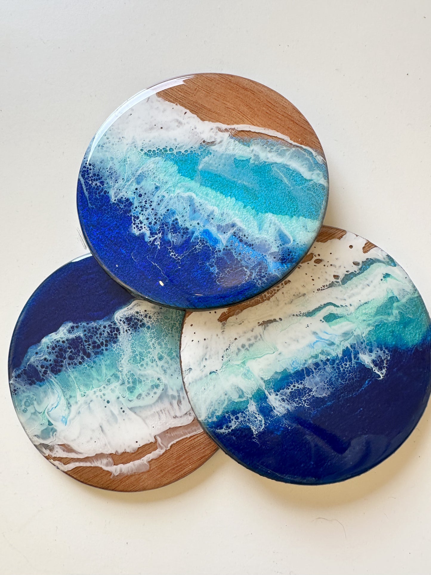 Rimu Resin Coasters