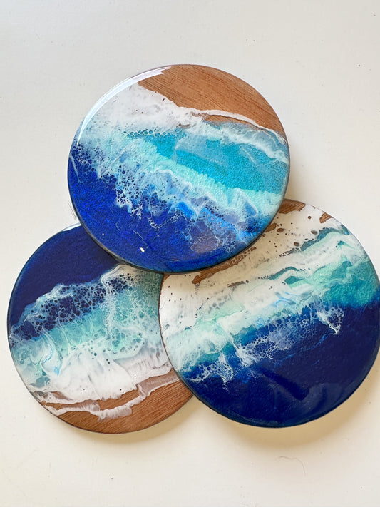 Rimu Resin Coasters