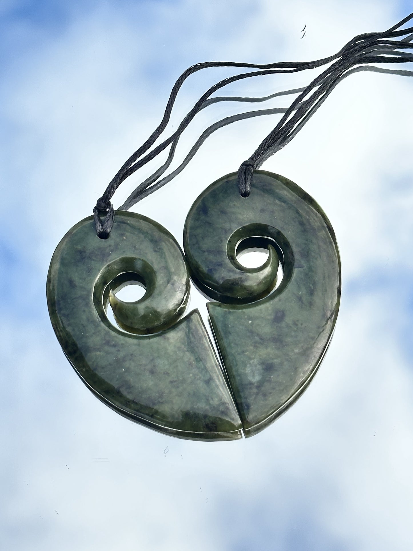 Heart Pounamu Pair (set)