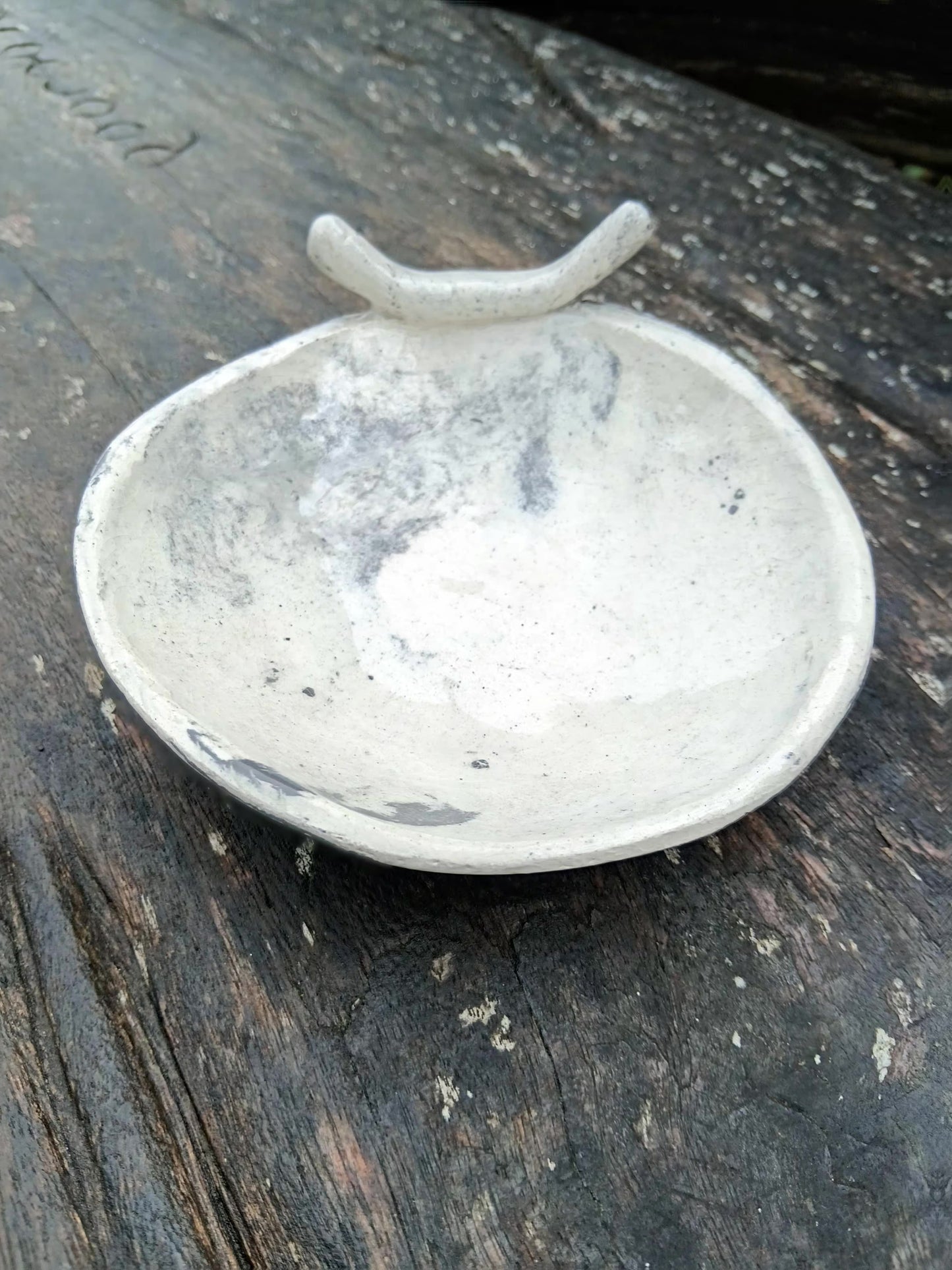 Ceramic Grey with cop stick holder