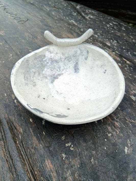 Ceramic Grey with cop stick holder