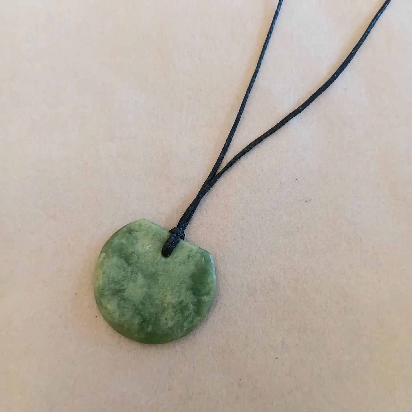 Pounamu Button Disc 30mm