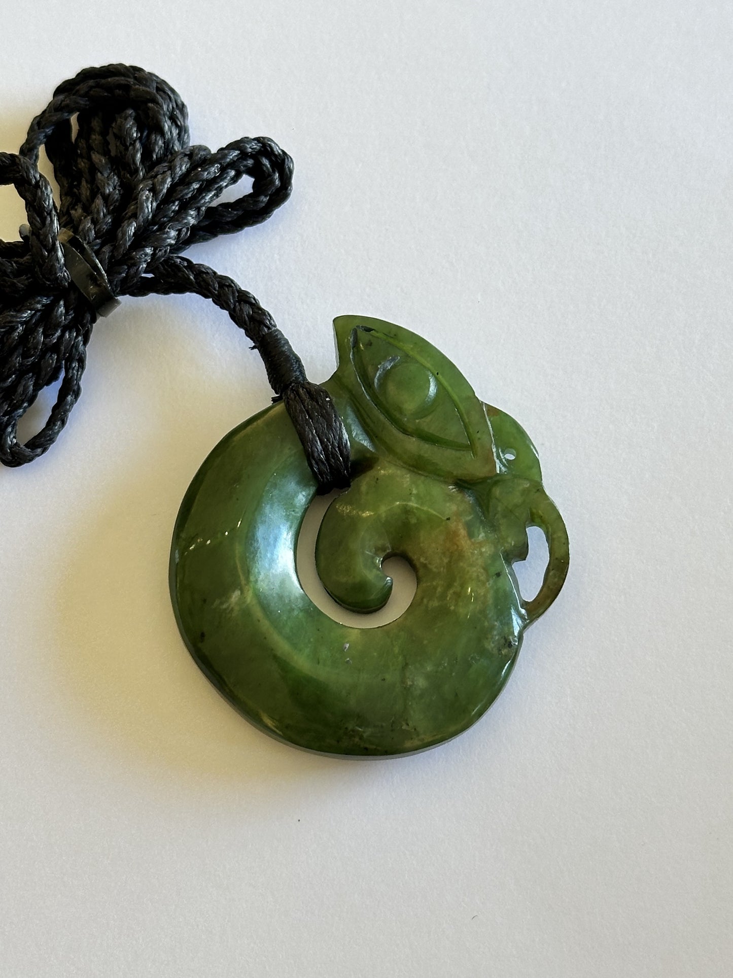 Round Manaia Pounamu Necklace