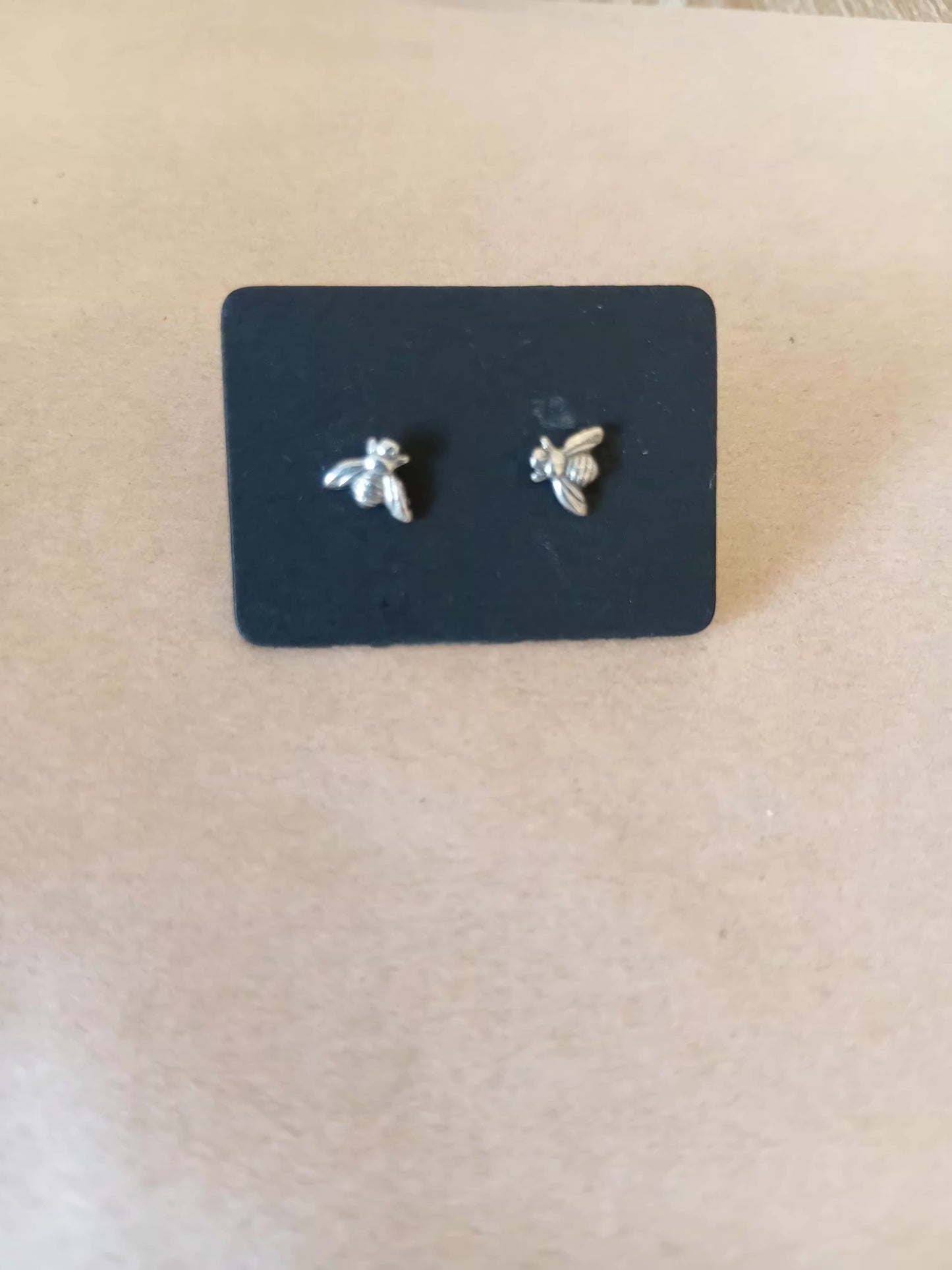 Bee Studs Sterling Silver