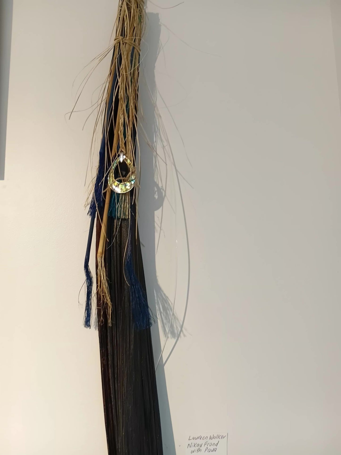 Nikau Frond with Paua