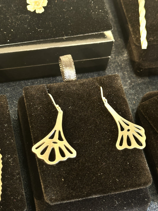 Sterling Silver Art Deco Earrings