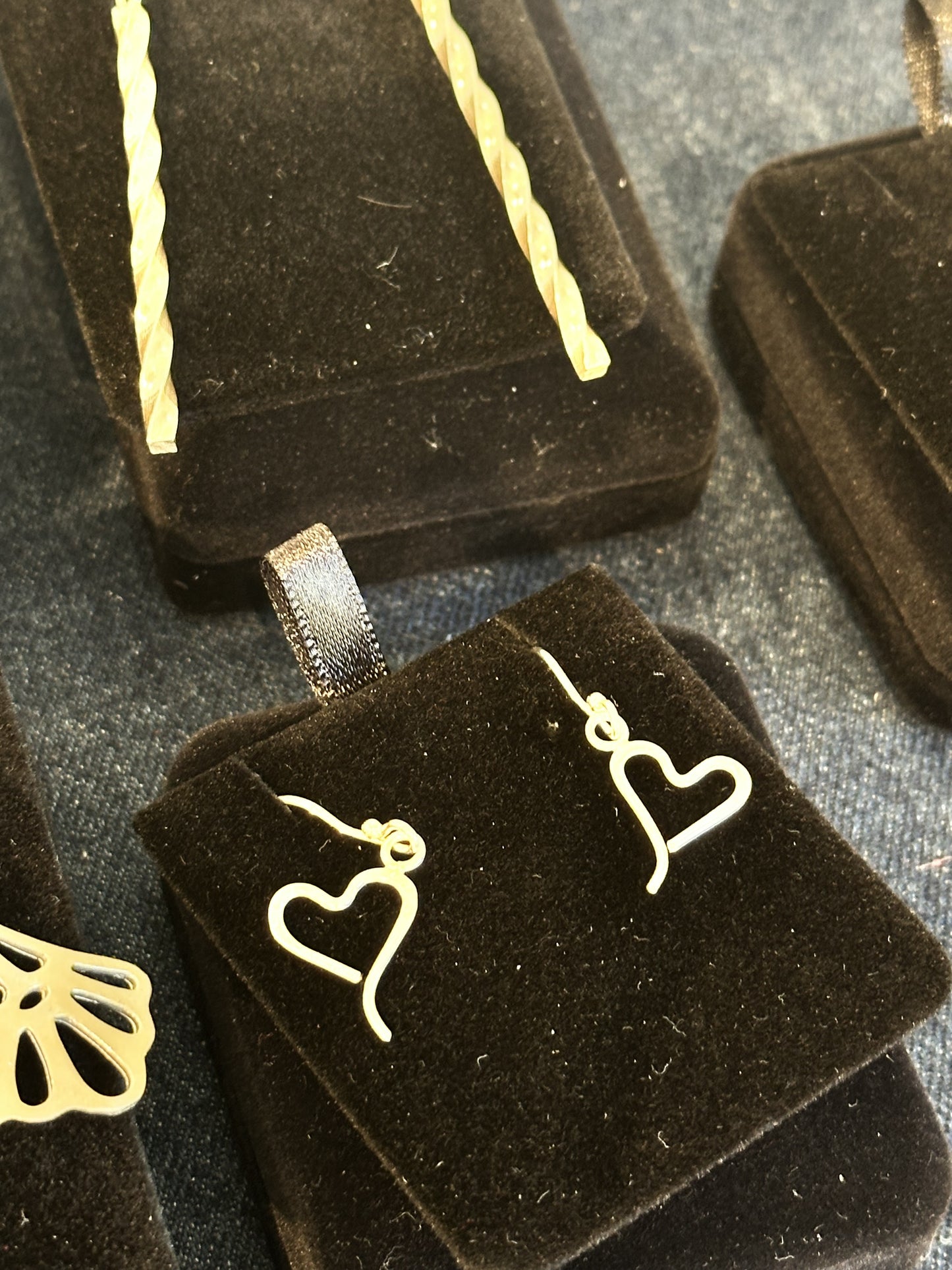 Sterling Silver Heart Earrings