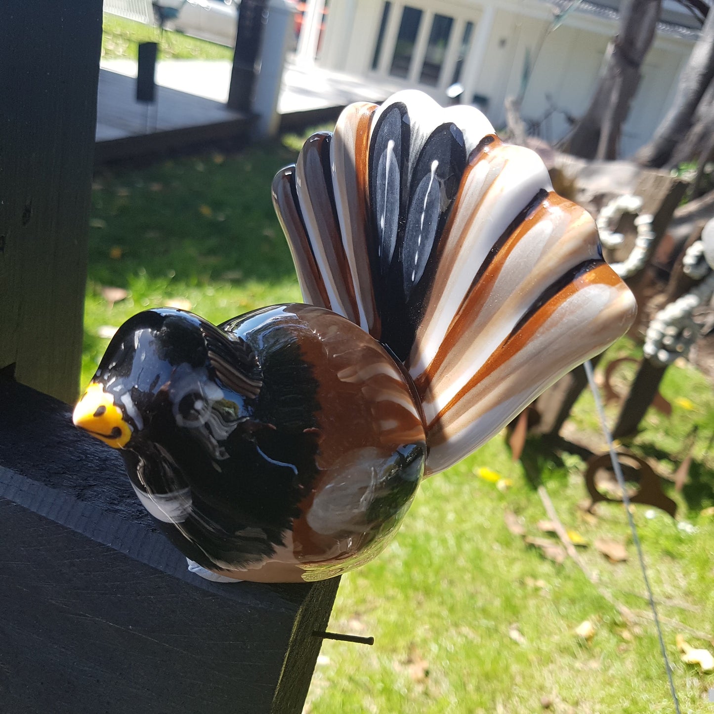 Large Ceramic Fantail