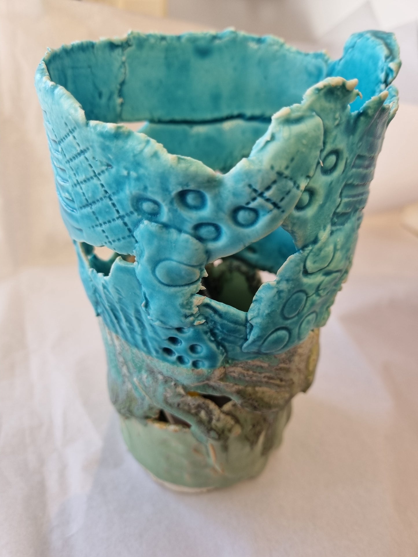 Fragmented Ocean Vase