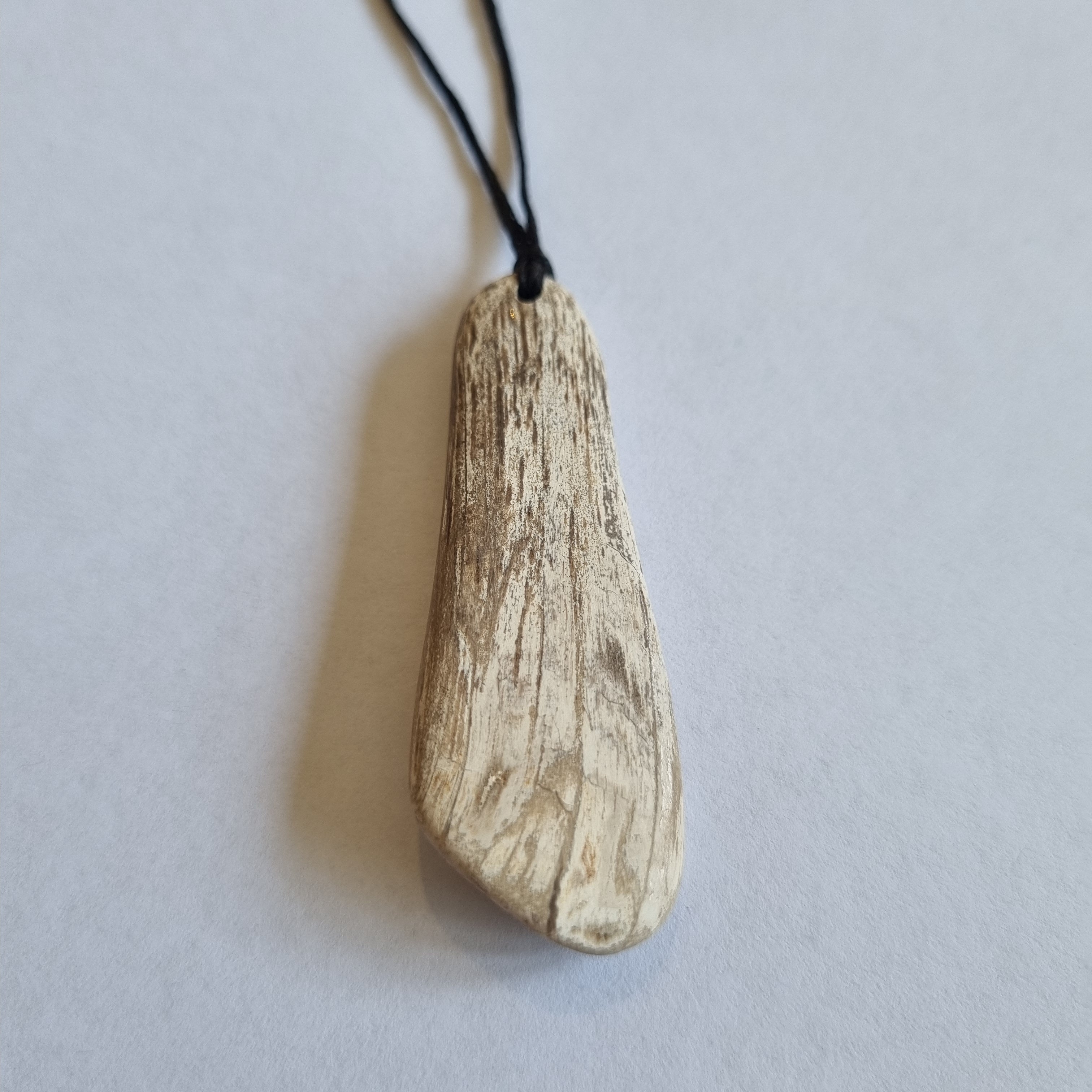 Petrified Wood Necklace on cord
