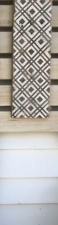 White Tile Pattern Shortboard