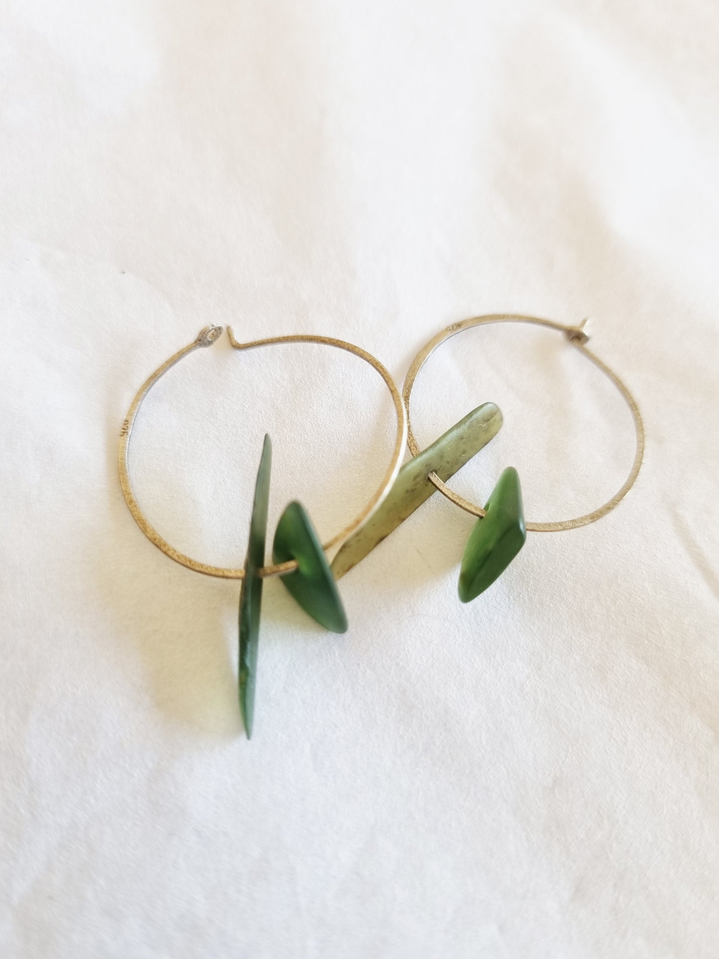 Pounamu Hoop Earrings 2