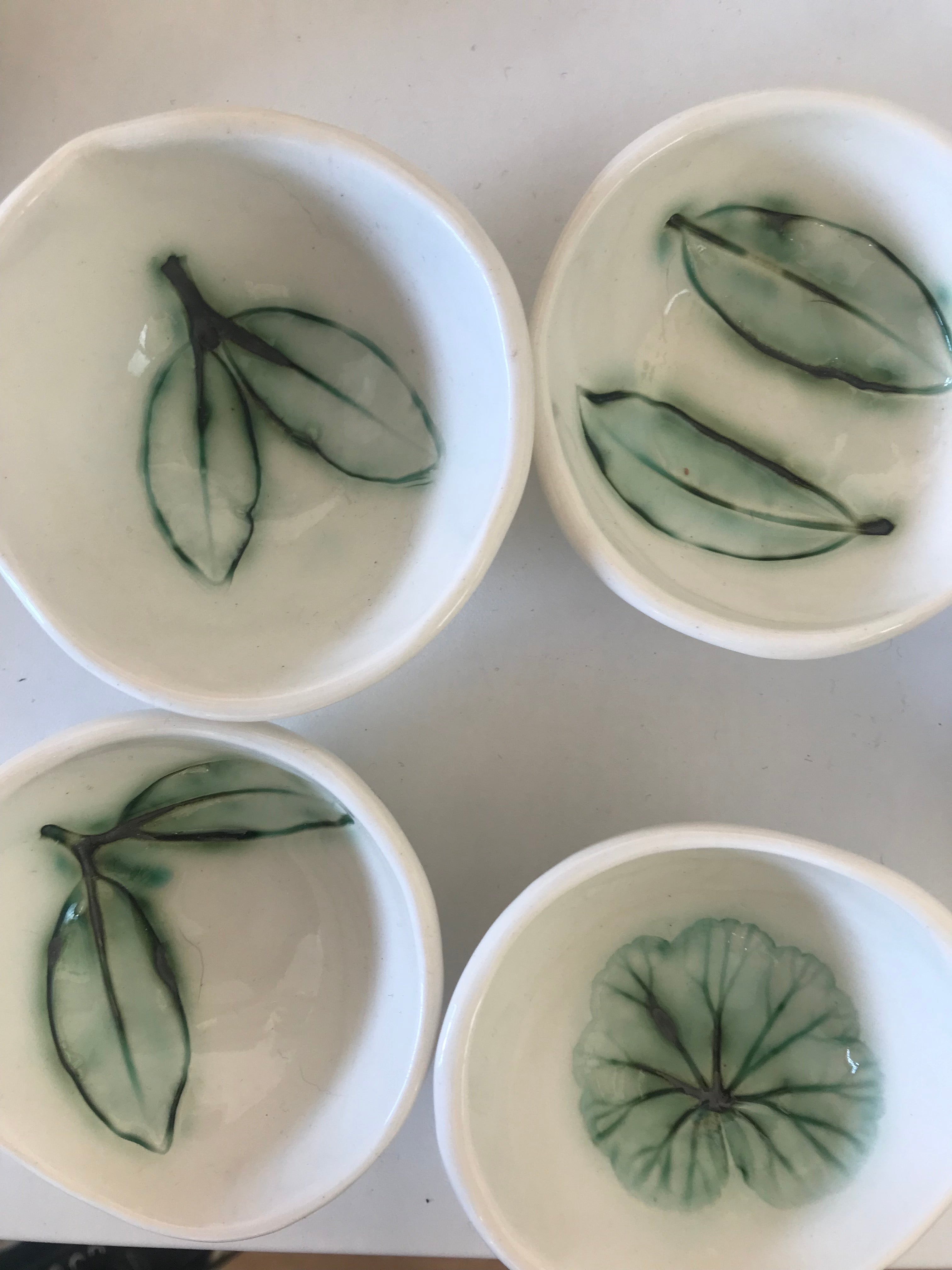 Leaf ring dishes