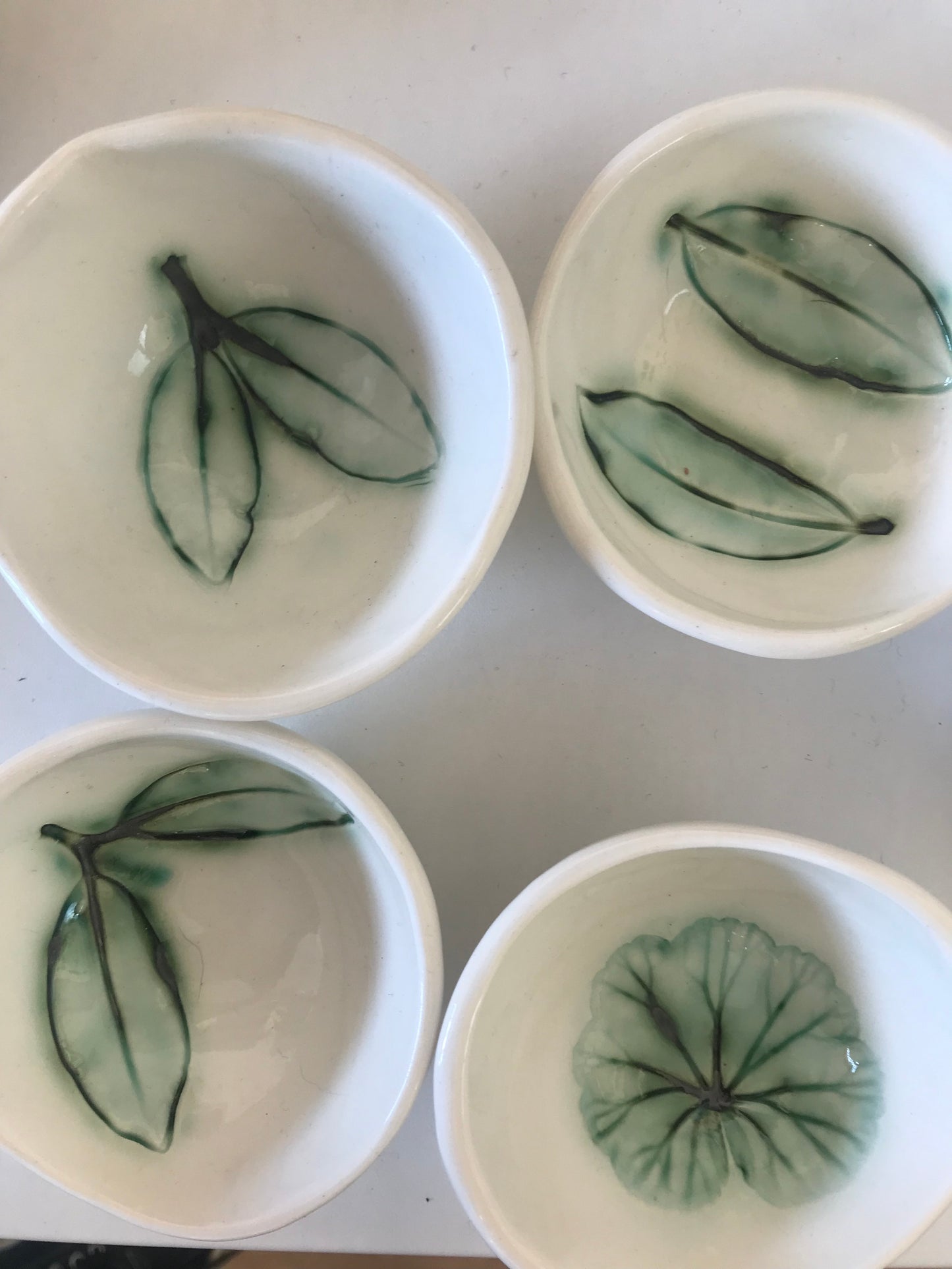 Leaf ring dishes